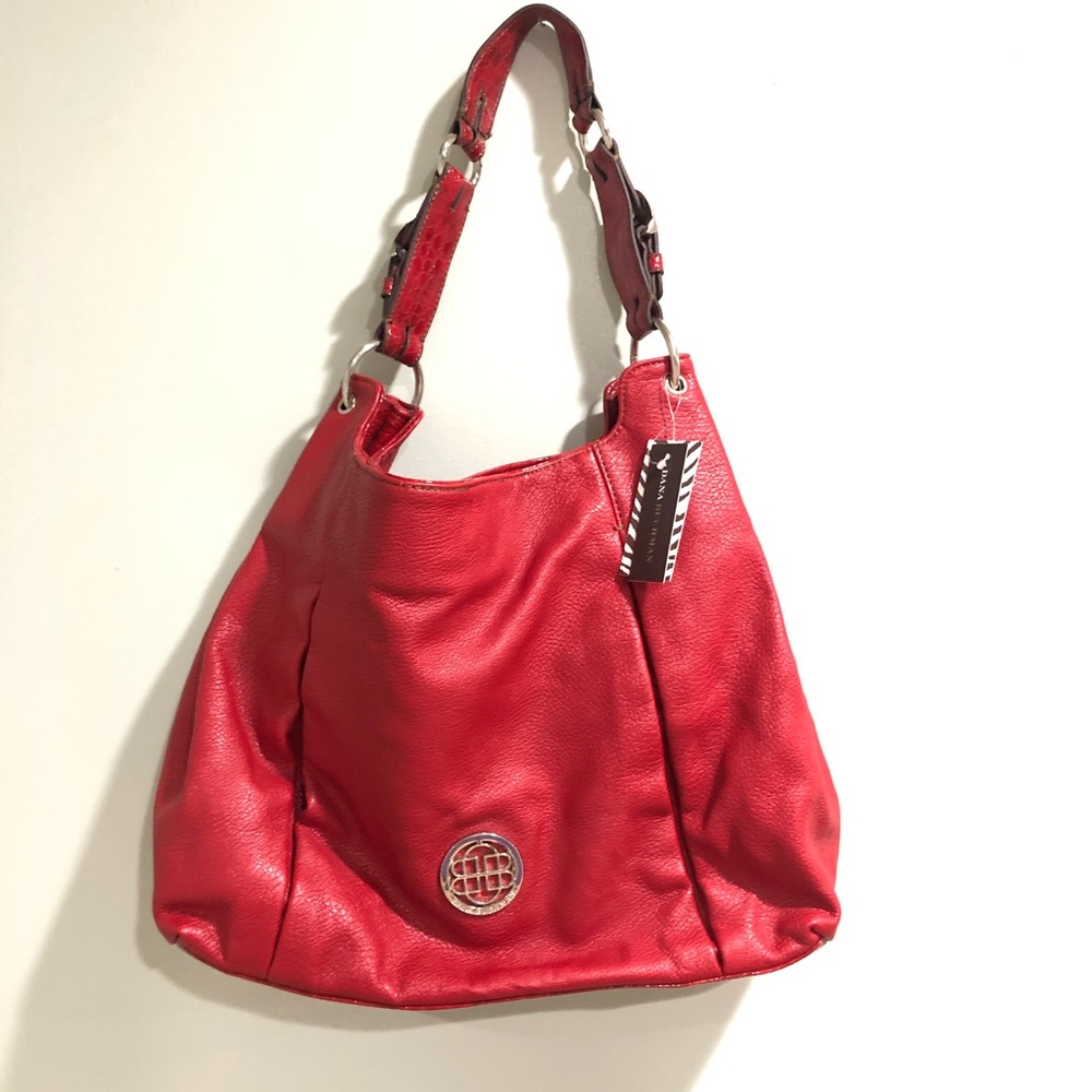 NWT Dana Buchman Red Sahara Hobo
